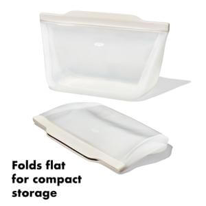 Oxo Goodgrips Silicone Reusable Bag Oat Stand-Up Half Gallon